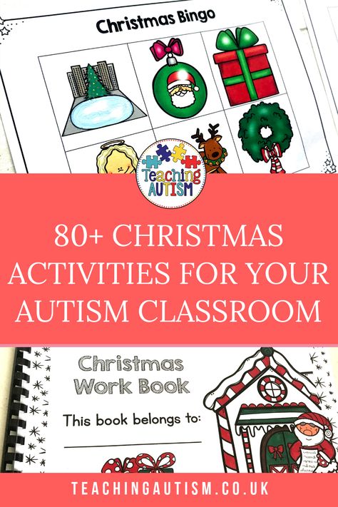 Christmas Activities Special Education, Christmas Crafts Special Education, Special Education Christmas Crafts, Christmas Special Education Activities, Early Years Teaching, Holiday Arts And Crafts, Special Education Behavior, Holiday Classroom Activities, Asd Classroom