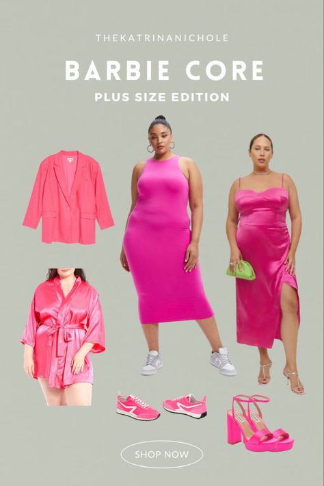 #barbiestyle #barbiecore #plussizeoutfits #plussizefashion #size3X #tiktokfashion #barbieaesthetic #aestheticoutfit Barbiecore Plus Size, Plus Size Barbie Outfit, Barbie Core Outfit, Plus Size Barbie, Outfit Ideas For Plus Size, Barbie Couture, Barbie Core, Barbie Costume, Barbie Theme