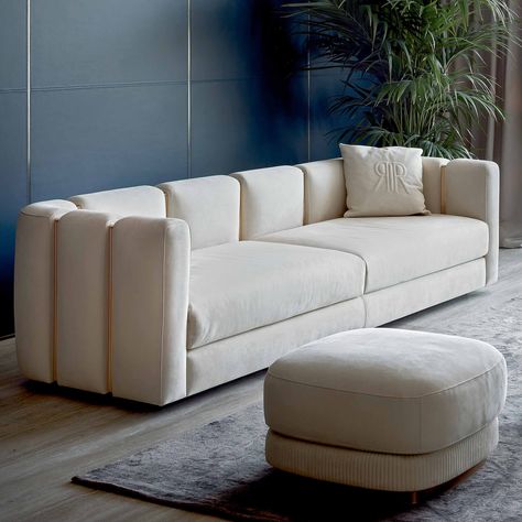 Rugiano Modern Sofa Designs Luxury, Sofa Design Luxury, Sofa Scandinavian, Small Apartment Sofa, Luxury Sofa Modern, Luxury Furniture Sofa, Luxury Italian Furniture, Modern Sofa Living Room, Modern Sofa Designs