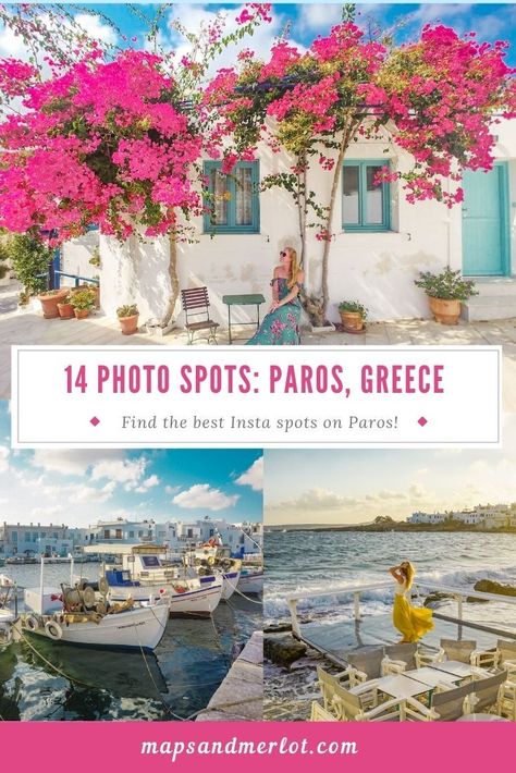 Malta Vacation, Greek Island Hopping, Greece Itinerary, Paros Island, Greek Travel, Paros Greece, Instagram Locations, Most Instagrammable Places, Greece Travel Guide