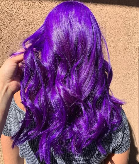 SELENE♡ NM Hairstylist on Instagram: “Today’s transformation 💜💖 Rocking Friday the 13th with purple hair ✨✨ Dm me to book your appointment!! Let me give you the hair of your…” Magenta Purple Hair, Neon Purple Hair, Bright Purple Hair Color, Vibrant Purple Hair, Mlp Hair, Plum Purple Hair, Purple Hair Ideas, Bright Purple Hair, Vibrant Red Hair