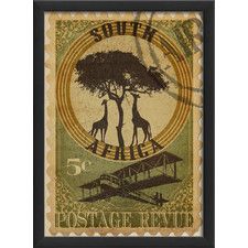 South Africa Postage Stamp Framed Graphic Art Drawing Basics, Stamp Frame, Black Craft, Stamp Art, Postal Stamps, Vintage Advertisement, African Safari, Craft Paper, Letter Art