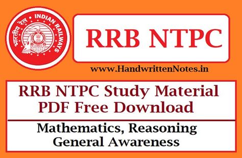 Here we are providing RRB NTPC Study Material PDF Free Download in Hindi and  English. You can free download all the important notes pdf for the preparation of RRB NTPC exams. Given study material PDF are also important for other competitive exams such as SSC CHSL, SSC CGL, IBPS, FCI etc exams. Download and read […] Ntpc Exam Notes, Rrb Ntpc, Economic Geography, Model Question Paper, Neet Exam, Ssc Cgl, Hindi And English, Biology Notes, Medical Examination