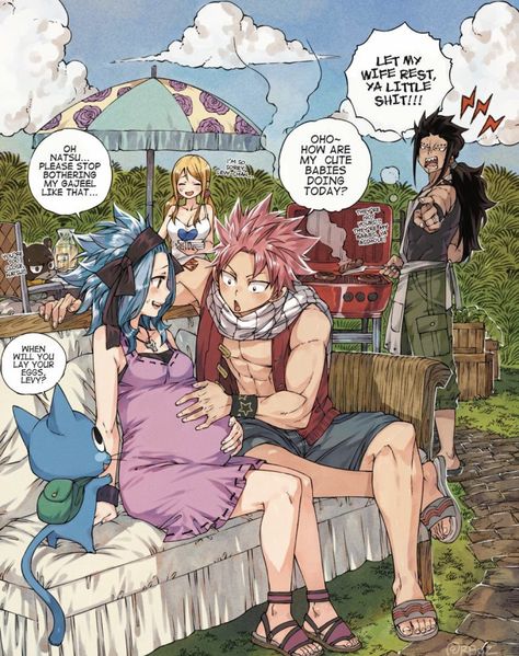 Erza Et Jellal, Gale Fairy Tail, Fairy Tail Levy, Gajeel And Levy, Hiro Big Hero 6, Fairy Tail Funny, Fairy Tail Comics, Fairy Tail Family, Natsu Fairy Tail