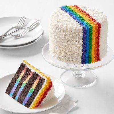 Pride Month Cake, Pride Cake, Tiara Cake Topper, Tiara Cake, Pride Party, Sheet Pans, Buttercream Filling, Leftover Cake, Baked Treats