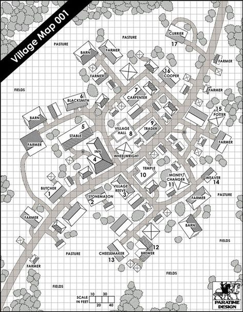 Simple Minecraft Village, Minecraft Village House, Minecraft Village, Game Level Design, Map Sketch, Fantasy City Map, Fantasy Map Making, Village Map, Map Layout