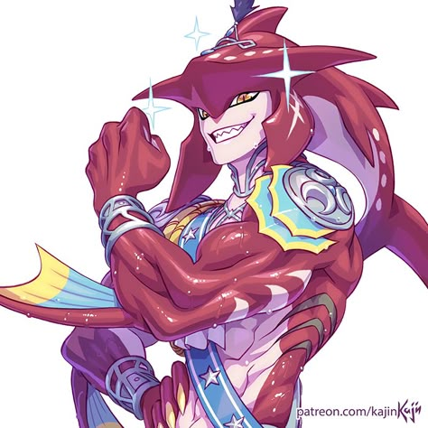 Sidon Zelda, Prince Sidon, Legend Of Zelda Characters, Is It Love, Zelda Botw, Link Zelda, Zelda Art, Legend Of Zelda Breath, Zelda Breath