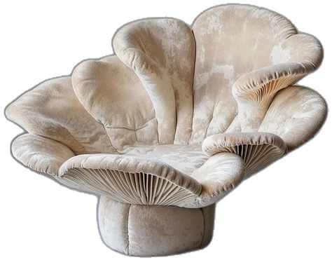 Mushroom Sofa, Outdoor Seatings, Mushroom Chair, Mushroom Pillow, Comfy Seating, House Things, House Goals, Outdoor Seating, Chair Design