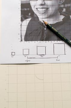 How to Use a Grid to Enlarge an Image While Drawing - Tuts+ Design & Illustration Tutorial Grid Drawing Ideas, Drawing Tuts, Drawing Grid, Art Handouts, Illustration Tutorial, Design Art Drawing, Your Drawing, Drawing Paper, Grade 8