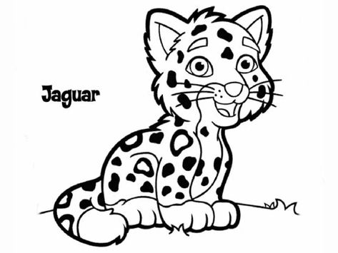 baby jaguar coloring pages, this pic you can find at Animal Coloring Pages PDF topics #coloring #coloringpages #printable Jaguar Coloring Pages, Zebra Coloring Pages, Cheetah Drawing, Kids Printable Coloring Pages, Diego Go, Go Diego Go, Fathers Day Coloring Page, Jaguar Animal, Baby Coloring Pages