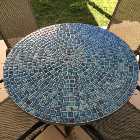 Glass mosaic tiles