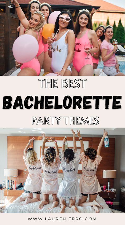 This post has some amazing and fun Bachelorette Party Ideas! From colorful themes to playful games, there are so many ideas in this post to get your party started! | Bachelorette party themes | Bachelorette party games. Bachelorette Party Themes Non Alcoholic, May Bachelorette Party Ideas, Planning A Bachelorette Party Weekend, Bachelorette Trip Themes Ideas, Bachelorette Activities At Home, Non Drinking Bachelorette Party Ideas, Crazy Bachelorette Party Ideas, Best Bachelorette Party Themes, Funny Bachelorette Party Themes