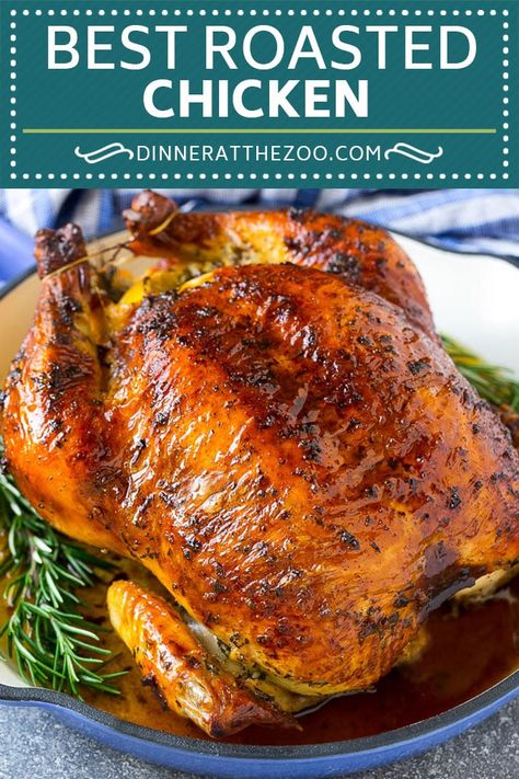 Pampered Chef Roasted Chicken, Roasted Chicken In The Oven, Roasted Chicken Whole Cast Iron, Roaster Chickens, Whole Roasted Chicken Oven, Roasted Whole Chicken Oven, Roast Chicken Oven, Roast Chicken Whole, Roast Chicken Sides