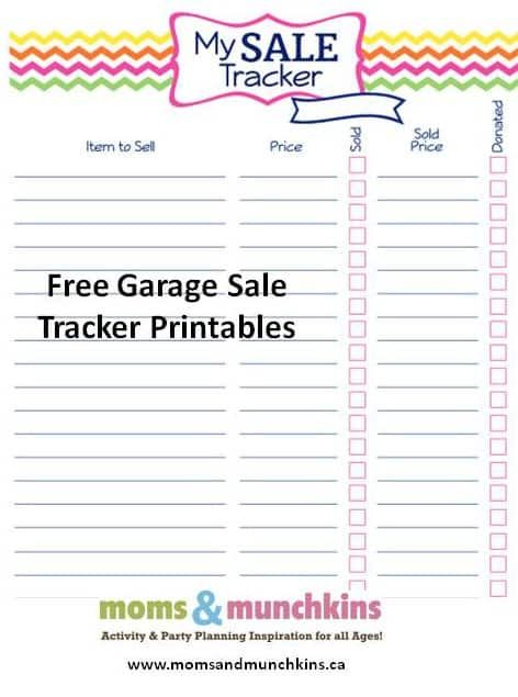 Garage Sale Tracker Yard Sale Ideas, Organizing A Garage, Garage Sale Printables, Garage Sale Pricing Guide, Ideas For Yard, Yard Sale Hacks, Garage Sale Organization, Yard Sale Organization, Garage Sale Tips