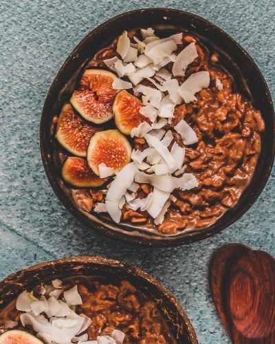 Low Carb Vegan Dinner, Vegan Recipes Kids, Fig Oatmeal, Vegan Recipes Lunch, Low Carb Vegan Breakfast, Beginner Vegan Recipes, Vegan Breakfast Bowl, Vegan Protein Breakfast, Vegan Recipes High Protein