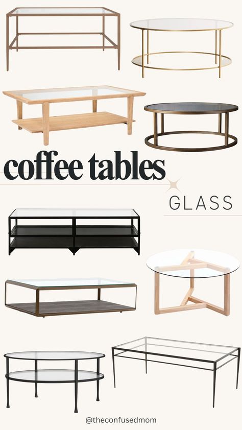 glass coffee table, outdoor coffee table, coffee table, round coffee table, square coffee table, rectangle coffee table, coffee table ideas, mid century modern living room, living room, Glass coffee tables, square glass coffee tables, round glass coffee tables, affordable home, wooden, brass, black, modern home, styled home, Walmart, home, west elm, pottery barn, target, glass coffee table decor, clear coffee table, living room decor, living room inspiration, living room ideas, living room inspo Square Glass Coffee Tables, Coffee Tables Square, Black Modern Home, Target Glass, Glass Coffee Table Decor, Coffee Tables Round, Square Glass Coffee Table, Clear Coffee Table, Coffee Table Decor Living Room