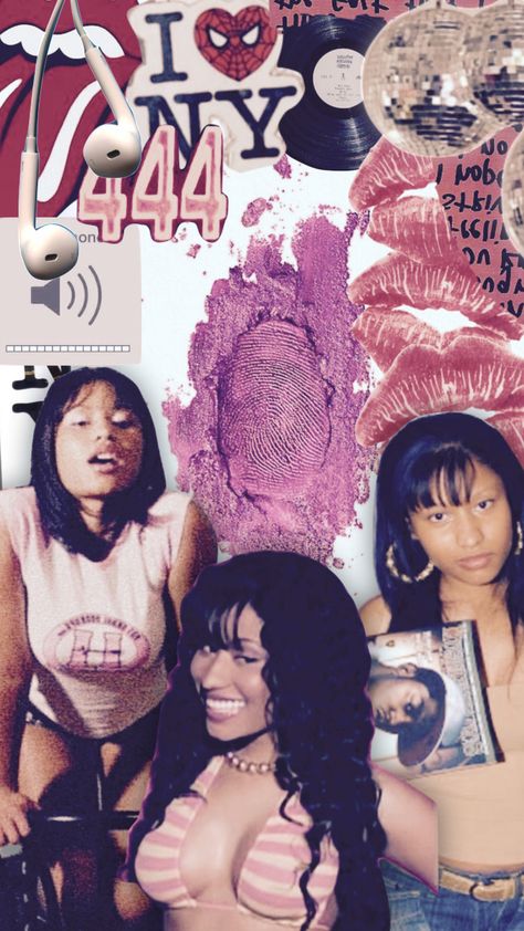 2000 Nicki Minaj, Nicki Minaj Flag Wallpaper, Nicki Collage, Nicki Minaj Collage Wallpaper, Nicki Minaj Background, Rare Nicki Minaj Pictures, Nicki Minaj Collage, Nicki Minaj Aesthetic Wallpaper, Ipad Wallpaper Collage