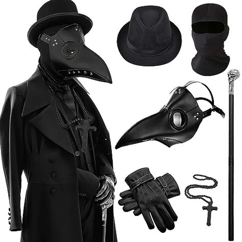 Ren Fest, Plague Doctor, Fantasias Halloween, Halloween Outfits, Halloween, Black