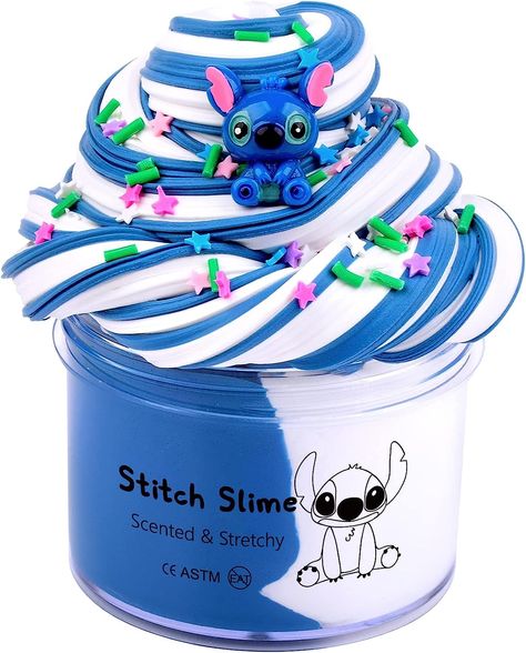 Butter Slime Diy, Snoop Slimes, Diy Slime Kit, Lilo And Stitch Toys, Slime Kits, Slime Diy, Blue Slime, Kids Party Favors, Slime Toy