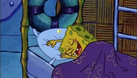 Go To Sleep Meme, Sleep Meme, Spongebob Meme, Spongebob Pics, Spongebob Square, 2000s Cartoons, Sleeping Bed, Relatable Tweets, Memes Br