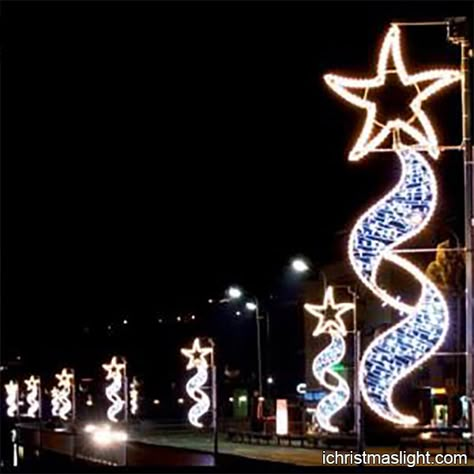 LED Christmas star outdoor lights | iChristmasLight Christmas Star Outdoor, Outdoor Christmas Light Displays, Fairy Light Curtain, Streetscape Design, Trends In 2023, Light Curtains, Wedding Stage Backdrop, Hung Over, Mall Decor