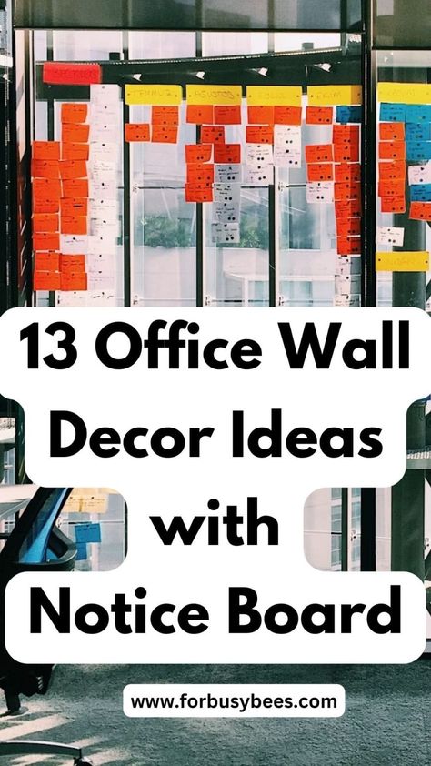 13 Unique Office Bulletin Board Ideas Sales Goal Board Ideas Retail, Wall Design Ideas Creative, Sales Goal Board, Corporate Office Wall Design, Notice Board Decoration Ideas, Bulletin Board Ideas For Work Offices, White Board Decoration Ideas, Office Notice Board, Kpi Board