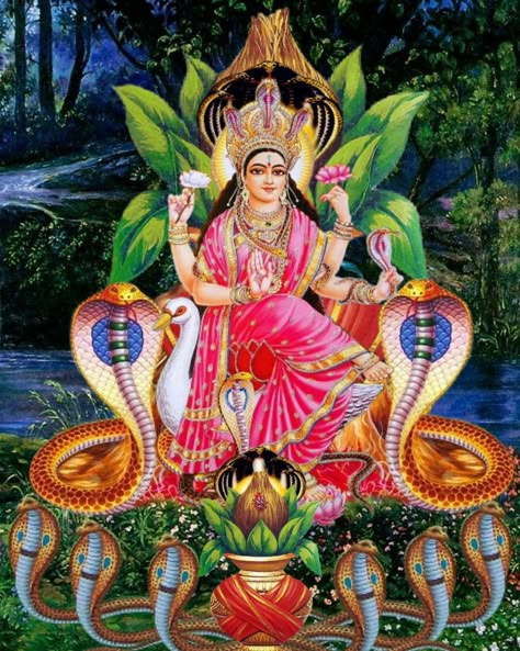 Adi Parashakti, Serpent Goddess, Maa Manasa, Manasa Devi, Mansa Devi, Happy Diwali Photos, Ram Wallpaper, Diwali Photos, Aadi Shakti