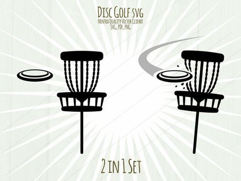 Disc Golf Drawing, Disk Golf, Golf Svg, Disc Golf Basket, Frisbee Golf, Art Cut, Ultimate Frisbee, The Only Exception, Mac Pc