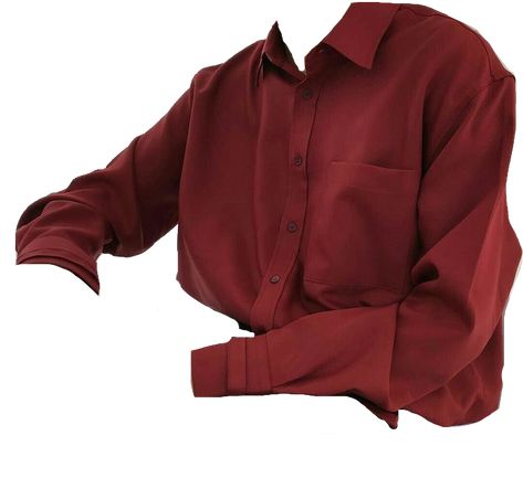 Polyvore Png, Red Button Up Shirt, Red Button Down Shirt, Outfit Png, Rebecca Ferguson, Pretty Shirts, Causual Outfits, Red Button, Red Outfit