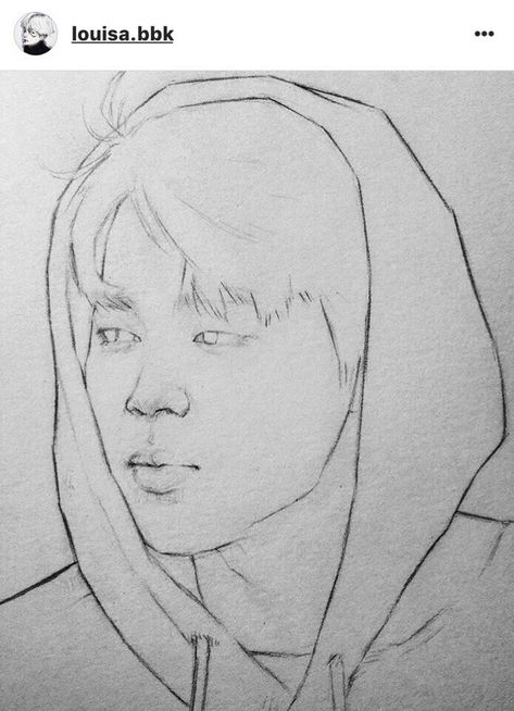 Bts Sketch, Jimin Fanart, Bts Fan Art, Kpop Drawings, Easy Drawings Sketches, Art Drawings Sketches Creative, Pencil Art Drawings, Sketches Easy, Bts Drawings