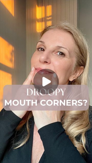 Droopy Mouth Corners, Face Yoga Mouth Corners, Face Yoga Exercises For Wrinkles, Droopy Face, Downturned Mouth, Face Yoga Droopy Mouth, Face Yoga Marionette Lines, Faceyogamethod Exercise, Yoga Expert