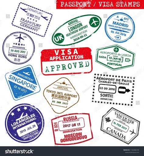 National Park Passport, Immigration Canada, First Class Stamp, Travel Stamp, Uk Visa, Passport Stamps, Heathrow Airport, Vision Board Manifestation, Stamp Printing