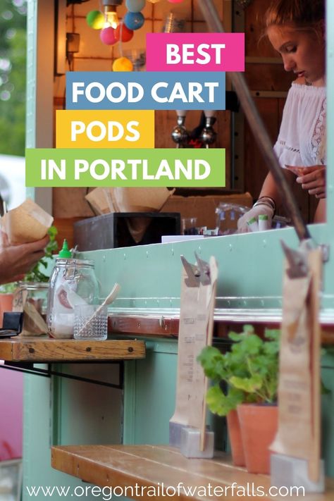 Want to know the best food cart pods in Portland? Here's our very selective list to the portland food cart pods that are the best! Portland Food Trucks, Portland Oregon Food, Nepalese Food, Portland Food, Native American Food, Oregon Wine Country, Best Food Trucks, Mobile Food Trucks, Vegan Bowls