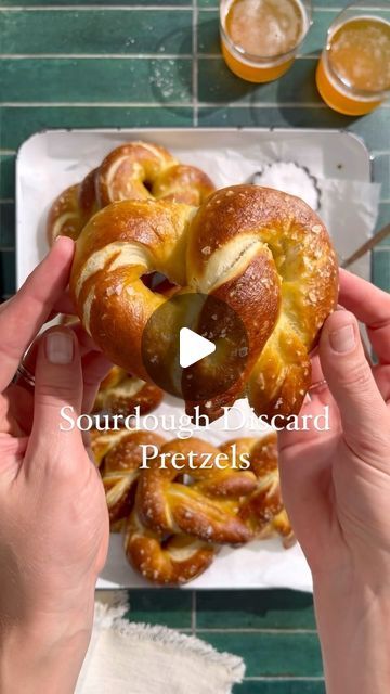 Sourdough Discard Pretzels, Discard Pretzels, Bread Items, Discard Recipe, Sourdough Starter Discard Recipe, Mixer Recipes, Homemade Pretzels, Best Appetizer Recipes, Sour Dough