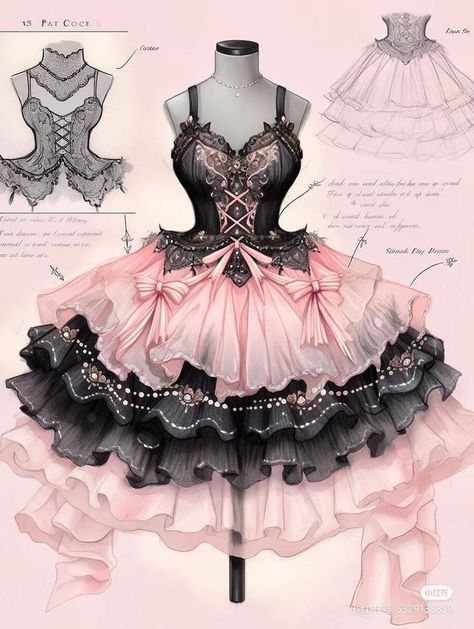 #fashion #whisper #dress #save #page Dress Design Drawing, Old Fashion Dresses, Fantasy Dresses, Fashion Drawing Dresses, Dress Design Sketches, Fashion Illustration Dresses, Dress Drawing, Fantasy Gowns, Fairytale Dress