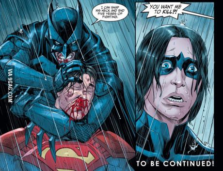 Most heartbreaking moment ever.... Batman Injustice, Comics Anime, Superman Art, Famous Comics, Univers Dc, Arte Dc Comics, Batman Universe, Dc Memes, Batman The Dark Knight