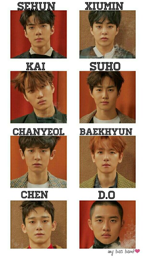 Um colete aprova de bala não adiantou Exo Members Names And Faces, Exo With Names, Exo Members Names, Exo All Members, Exo Names, Exo Group Photo, History Kpop, Exo Band, Exo Group