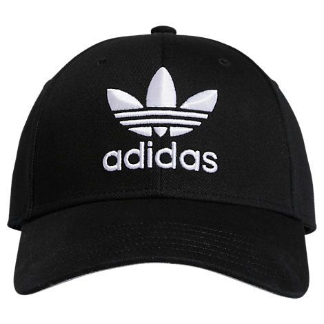 ADIDAS ORIGINALS TREFOIL LOGO SNAPBACK IN BLACK - BLACK. #adidasoriginals Sporty Cap, Baseball Cap Style, Adidas Cap, Adidas Trefoil, Cap Style, Heritage Fashion, Hat Cap, Black Adidas, Snapback Hat