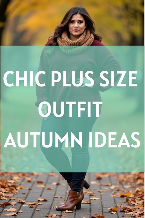 Chic Plus Size Outfit Autumn Ideas Plus Size Fall Fashion 2024, Plus Size Boots Outfit, Winter Fashion Outfits Plus Size, Autumn Plus Size Outfits, Outfits For Apple Shaped Women, Plus Size Trendy Outfits, Plus Size Fall Outfits Big Stomach, Plus Size Outfits For Fall, Outfit Ideas For Autumn