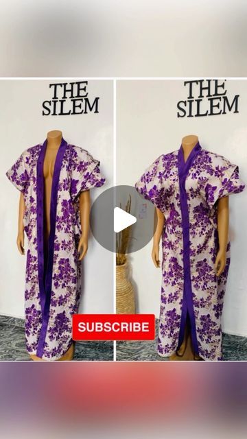 The SILEM | Lagos Fashion Designer on Instagram: "2-in-1 Bubu/Kimono tutorial in 60 seconds! Sound up 🔊
•
Dress and video in the first few seconds of this video belongs to @baciatelierofficial No copyright infringement intended
•
Full detailed tutorial is on my YouTube channel. Click the link in bio or search for The SILEM on YouTube.
•
Registration is ongoing for my online classes:
- Beginners Course - NGN 6,000
- Corset Course - NGN 5,000
- Trouser Course - NGN 5,000
Send a DM to register or register on my website www.thesilem.com and get 20% off.
•
To order custom made outfits, send a DM.
•
#TheSilem #TheSilemCouture #thesilemtutorials #lagosfashiondesigner #lagostailor #fashiondesignerinlagos #suruleretailor #surulerefashiondesigner #sewingtutorials #sewingclassesforbeginners #lagosyo Different Kimono Styles, Custom Made Outfits, Kimono Tutorial, Made Outfits, Sewing Classes For Beginners, Lagos Fashion, Corset Sewing Pattern, Modest Dresses Fashion, Kimono Outfit