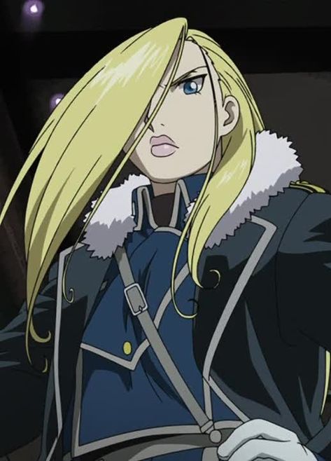 Olivier Milla Armstrong Alex Louis Armstrong, Olivier Armstrong, Mira Armstrong, Olivier Mira Armstrong, Fma Brotherhood, Animes Emo, Alphonse Elric, Roy Mustang, Art Kawaii