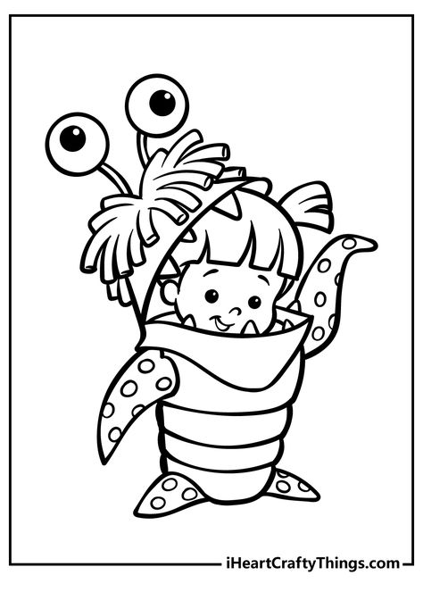 Printable Monsters Inc. Coloring Pages (Updated 2022) Monsters Inc Party, Toy Story Coloring Pages, Tema Disney, Monster Coloring Pages, King Boo, Color Sheets, Monsters University, Disney Concept Art, Disney Colors