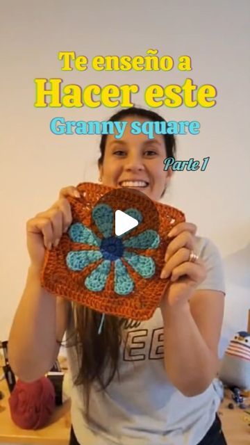 Crochet Blankets Free Patterns, Red Granny Square, Crochet Granny Square Beginner, Retro Granny Square, Granny Square Blankets, Crochet Blanket Designs, Square Top, Crochet Granny Square, Granny Square Blanket