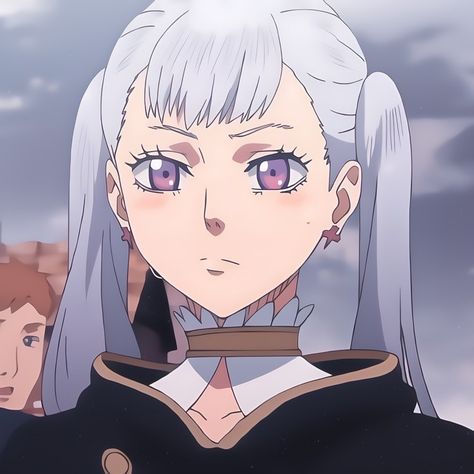 Noelle Silva Aesthetic, Noelle Black Clover Manga, Noelle Black Clover Icon, Noel Black Clover, Noelle Silva Manga, Noelle Silva Wallpaper, Anime Icons Black, Noelle Silva Icon, Black Clover Characters