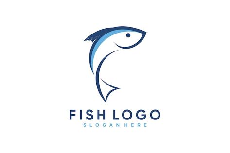 Aquarium Logo, Fish Logo Design, Silhouette Logo, Shark Logo, Fish Vector, Vector Silhouette, Fish Logo, Creative Idea, Script Logo