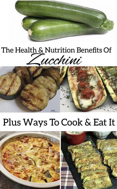 The health & nutritional benefits of zuchini and ways too cook and eat it. Ways To Cook Zucchini, Zucchini Benefits, Cooked Zucchini, Cook Zucchini, Recipes Zucchini, Zucchini Recipes, Eating Raw, Health And Nutrition, Delicious Recipes