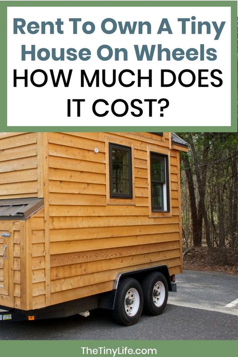 As tiny houses get more popular people are looking for more affordable housing options and a rent-to-own tiny house is one option to move into a tiny house today!  Rent-to-own is an agreement, in which you rent a tiny home for a certain amount of time, then have the option to buy it before the lease expires.  Learn about loans, financing, and rent to own options for a tiny house.  #tinyhouse #loans #financing #tinyliving #tinylife Boondocking Rv, Buy A Tiny House, House Community, Fishing Cabin, Tiny Cabins, Tiny Cottage, Tiny House Kitchen, Urban Survival, Home Buying Tips