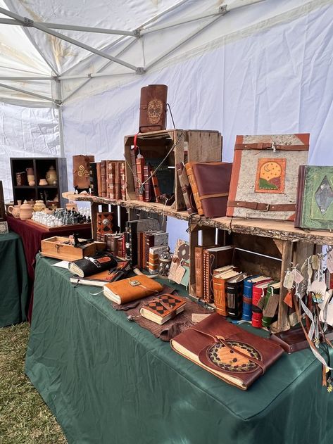 Valle Crucis Fair 10-15-22 Book Fair Ideas Display, Market Displays Booth Ideas, Art Festival Booth Display, Festival Booth Display, Art Festival Booth, Vintage Market Booth, Back Deck Decorating Ideas, Book Display Stand, Vendor Booth Display