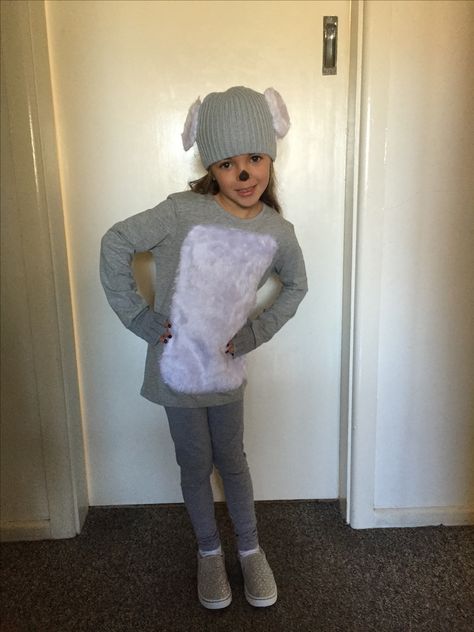 Sleepy eyed Koala costume  Book week 2016 Wombat Stew! Koala Costume Diy, Wombat Stew, Jungle Costume, Spring Costume, Koala Costume, Animal Masks For Kids, Quick Costumes, Animal Dress Up, School Costume