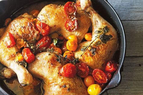 Silvia Colloca's Italian braised #chicken marylands with wine (pollo in potacchio) Italian Braised Chicken, Maryland Recipes, Chicken Maryland, Italian Chicken Recipes, Braised Chicken, Recipes For Dinner, Most Popular Recipes, Poultry Recipes, Dinner Tonight